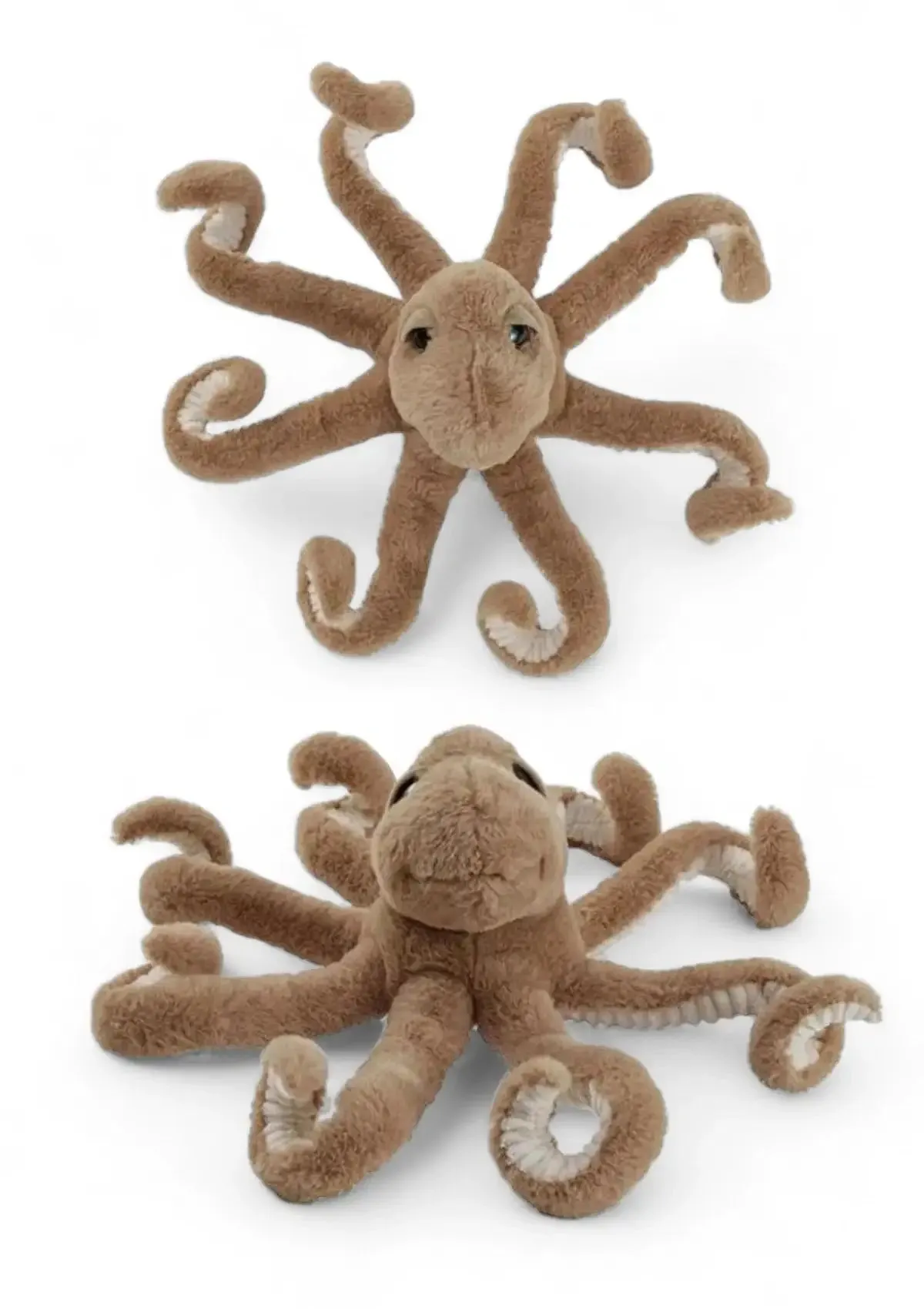 High Polyester Octopus - Brown   Cream