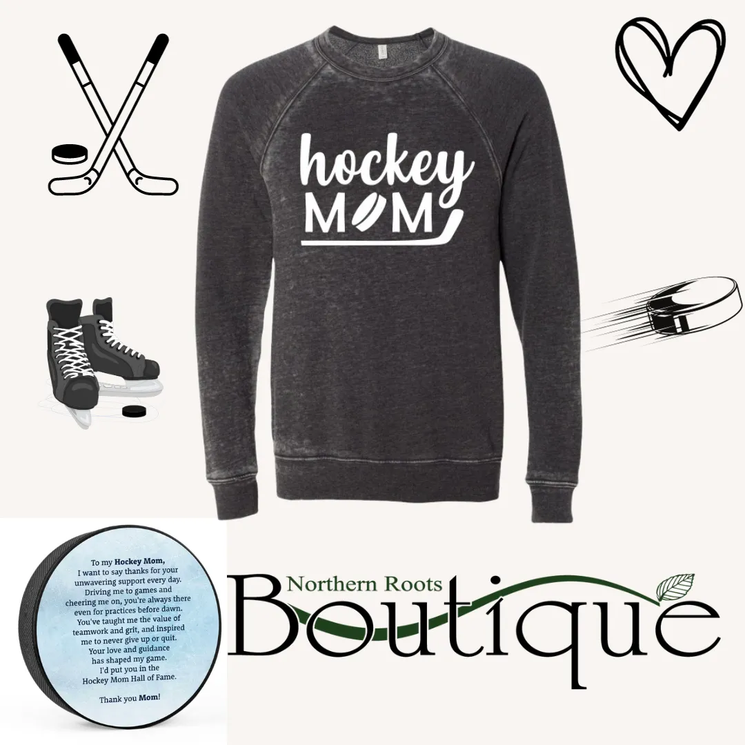 Hockey Mom Crew Neck Sweatshirt