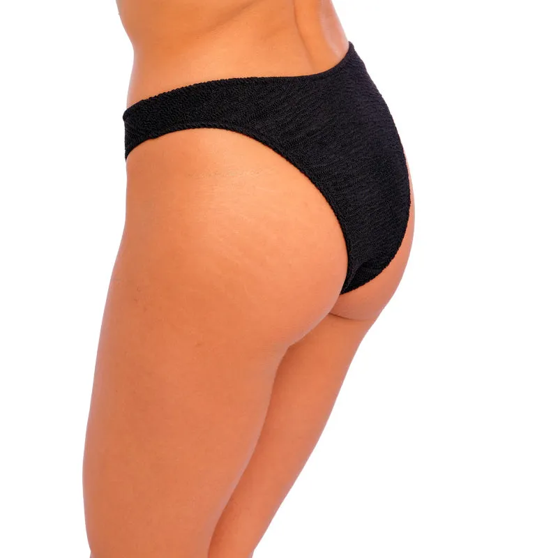 Ibiza Waves High Leg Bikini Brief Black - Freya Swim