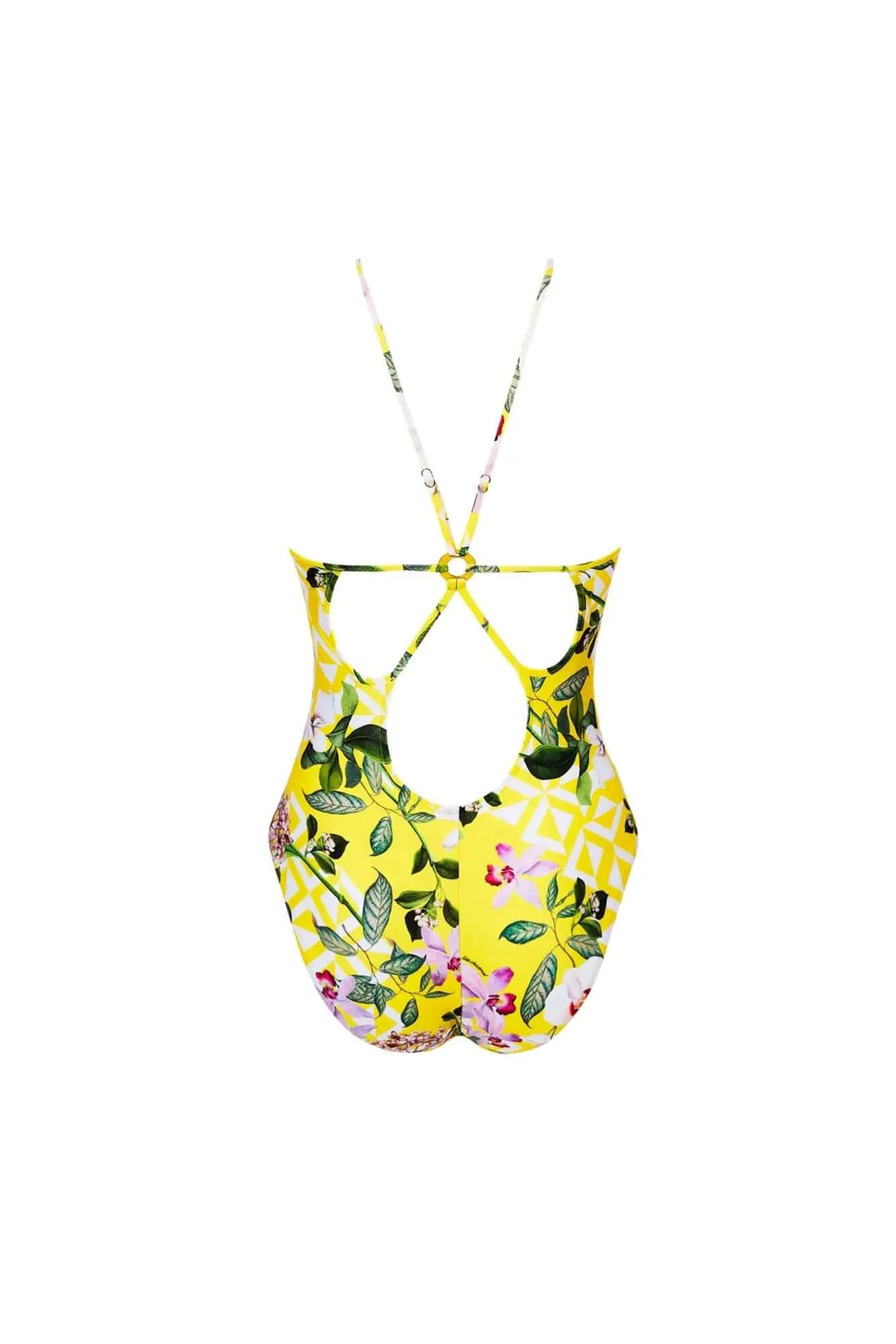 Jardin Delice No-Wire Halter One-Piece Swimsuit