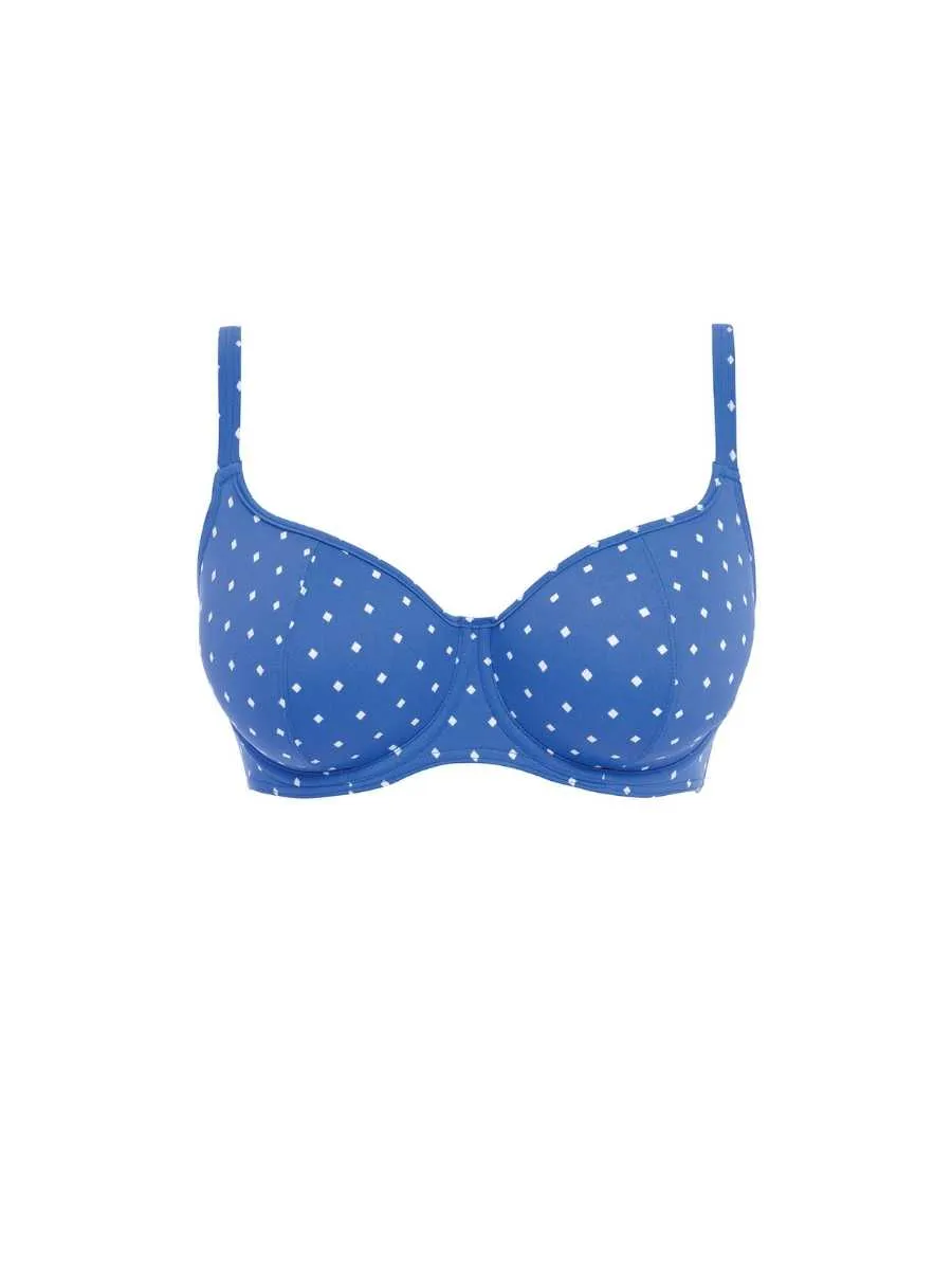 Jewel Cove Sweetheart Bikini Top - Azure