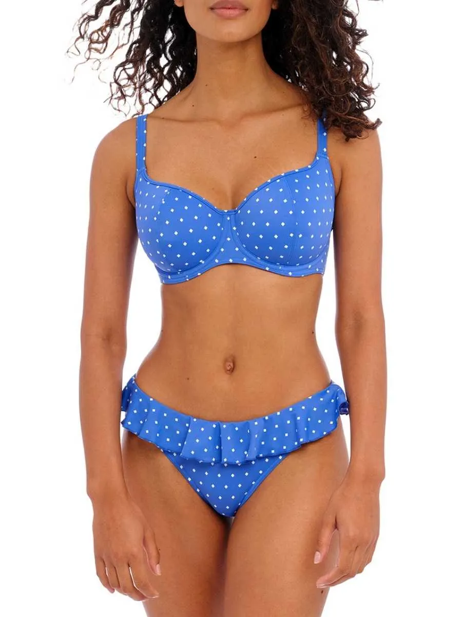 Jewel Cove Sweetheart Bikini Top - Azure