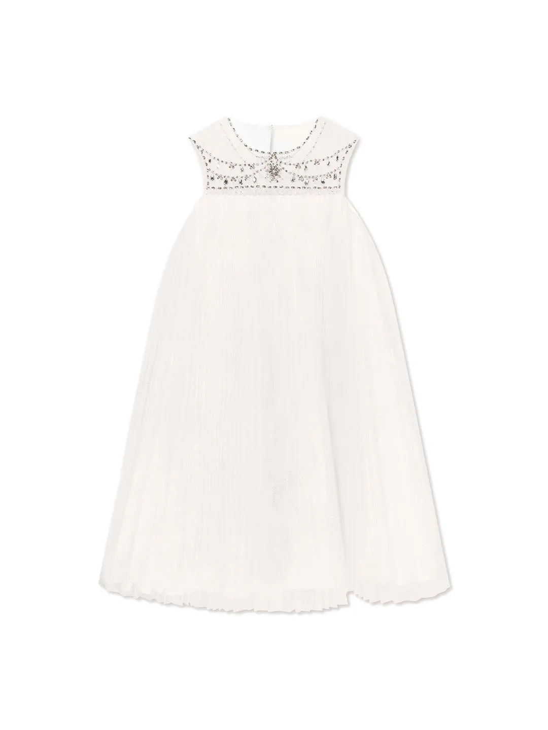 Jewel-Embellished Tulle Dress