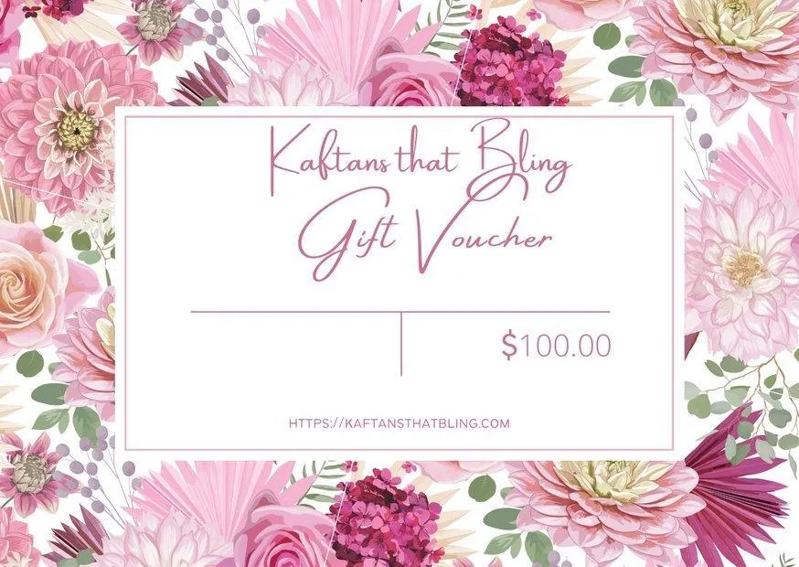 Kaftans that Bling Gift Cards