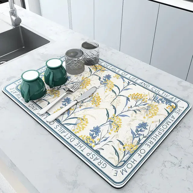 Kitchen Countertop Absorbent Mat