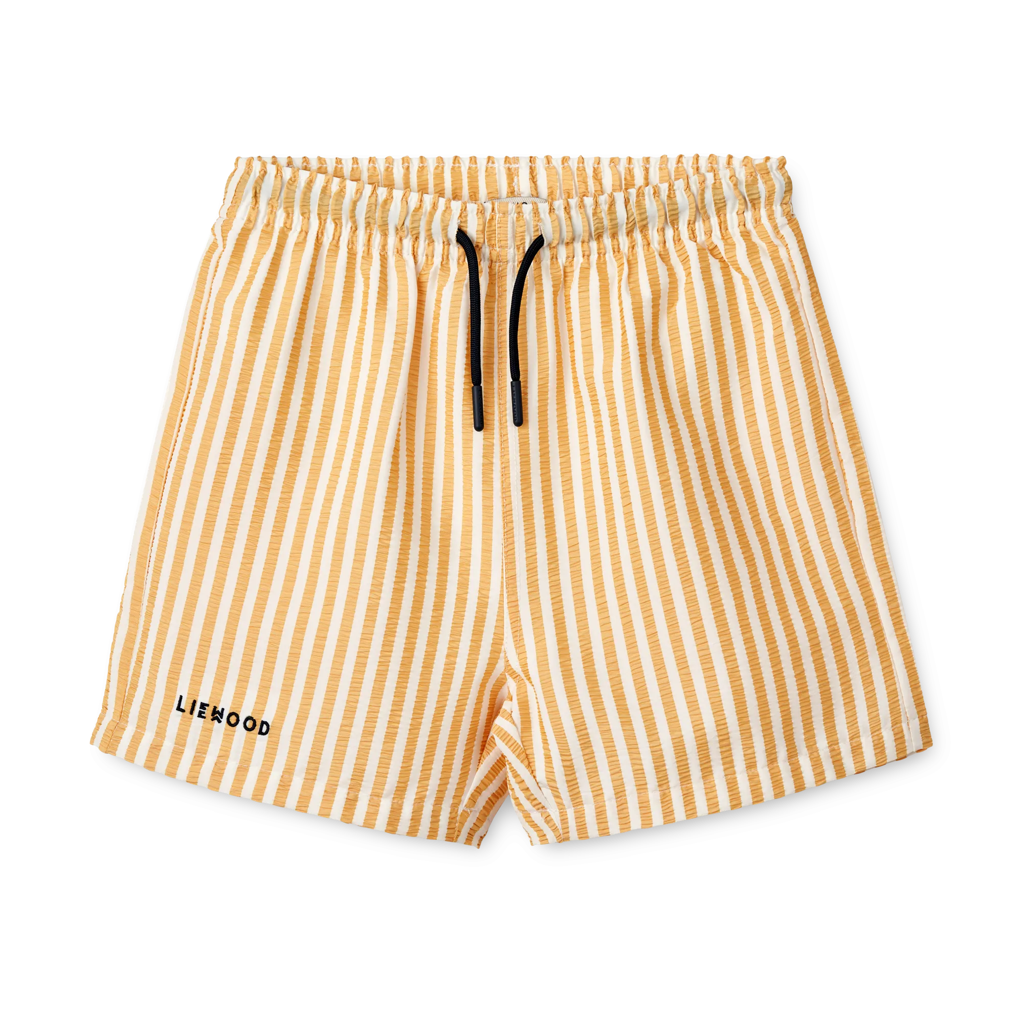 Liewood Duke Stripe Board Shorts - Yellow Mellow Stripe & Crème De La Crème