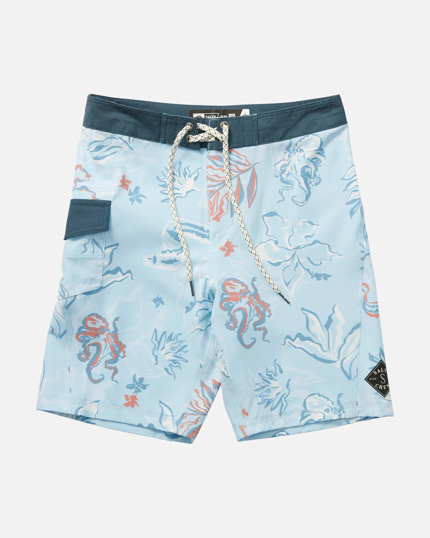 Lowtide Boys Light Blue Boardshort