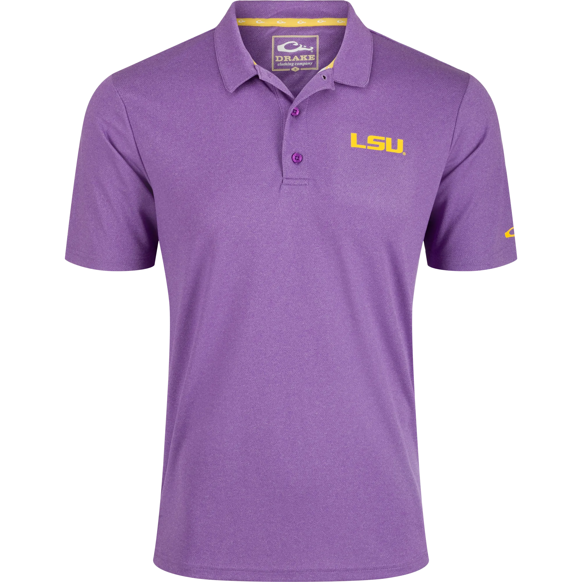 LSU Vintage Heather Polo