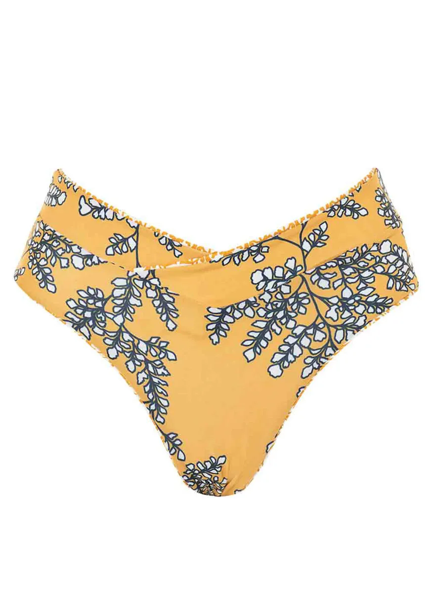 Maaji Amber Tribal Jannine Mid Rise Bikini Bottom