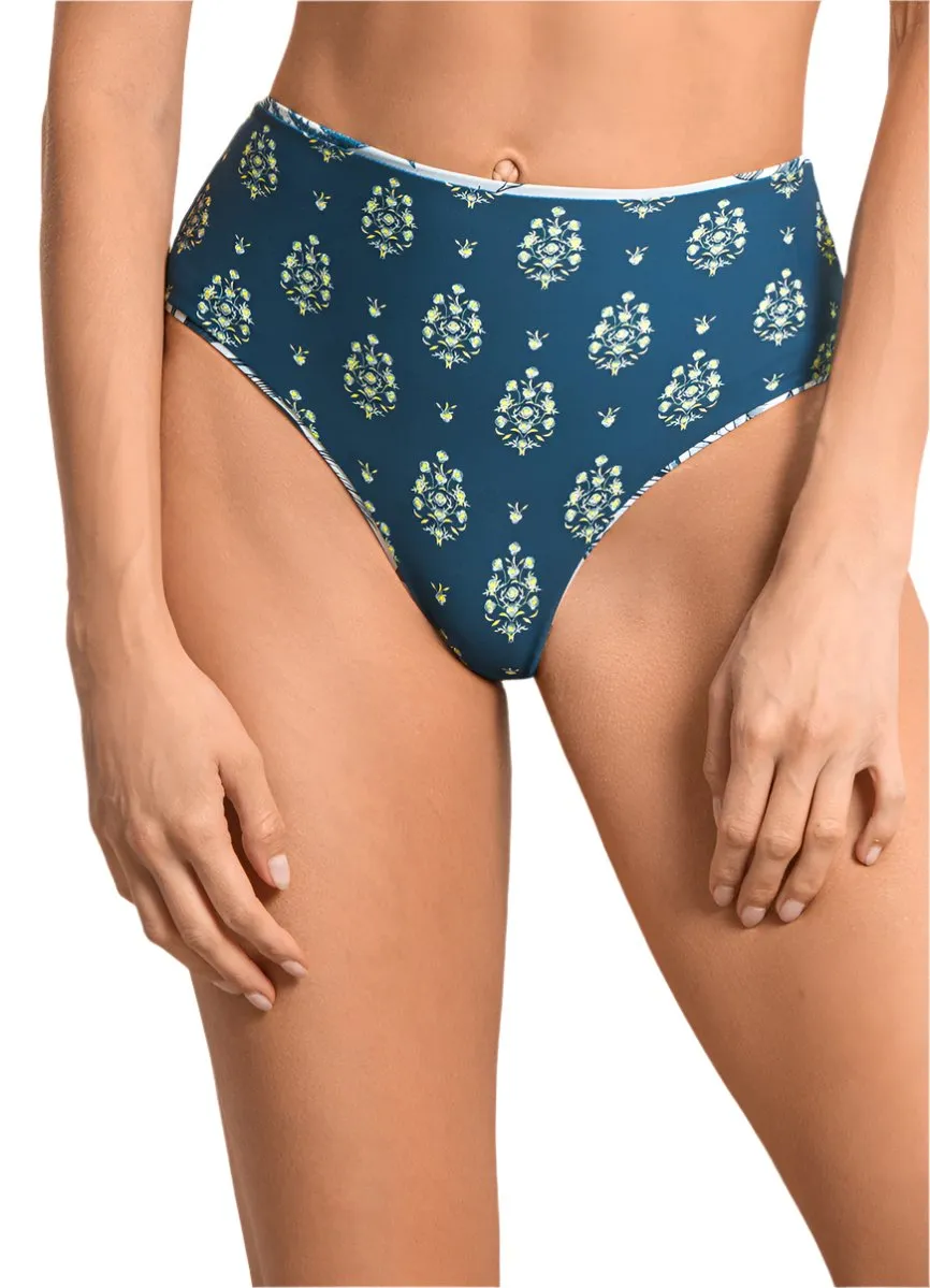 Maaji Calla Lily Venus Mid Rise Bikini Bottom