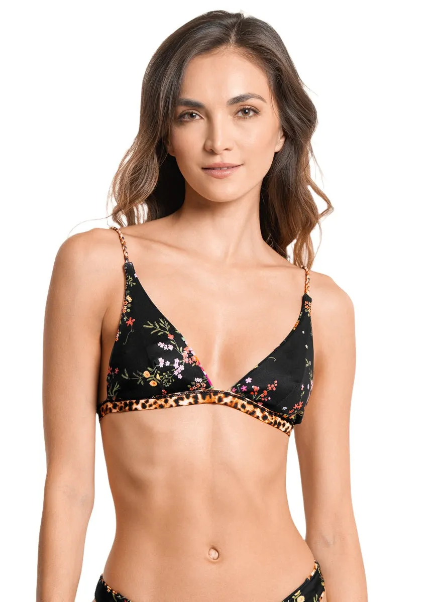 Maaji Catchy Icy Fixed Triangle Bikini Top