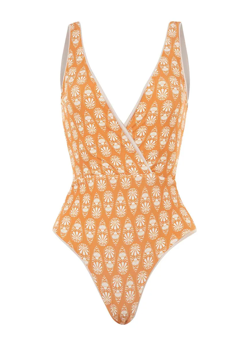 Maaji Golden Shine Savina V Plunge One Piece