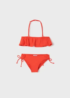 Mayoral 6746 071 - Red Ruffle Bikini