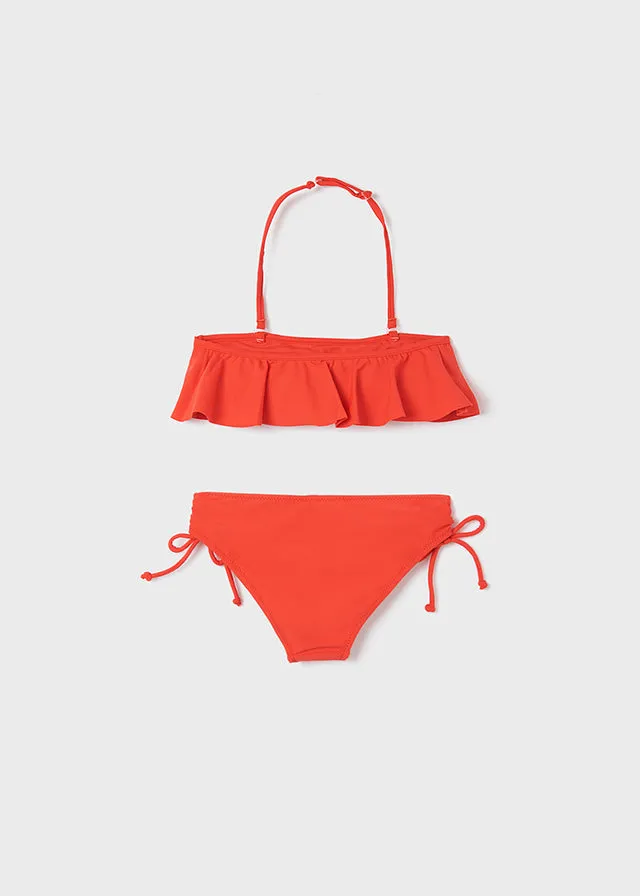 Mayoral 6746 071 - Red Ruffle Bikini