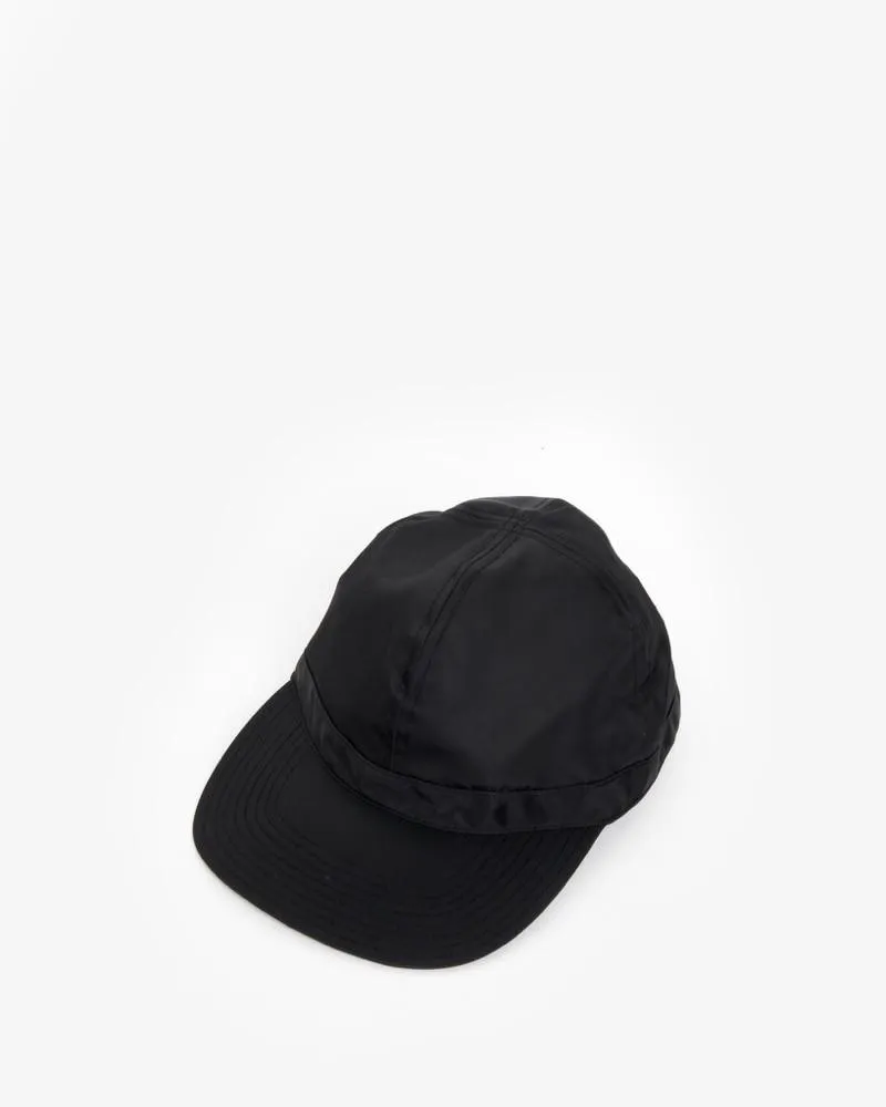 Nylon Scout Cap in Black