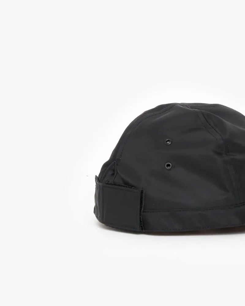 Nylon Scout Cap in Black