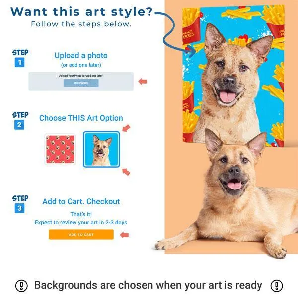 Original Pet Pop Art Apron