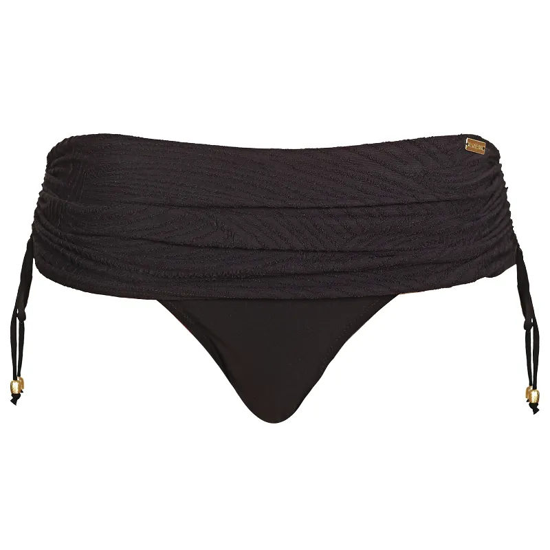 Ottawa Skirted Bikini Brief Black - Fantasie Swim