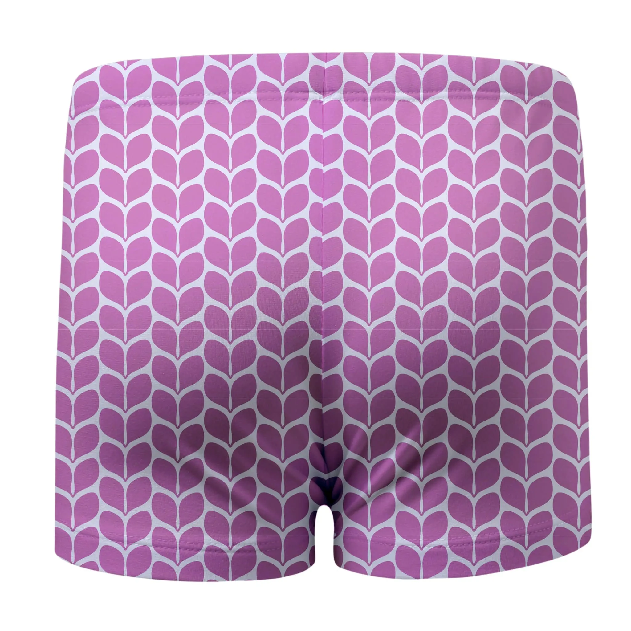 Pink Geo Petal  Swim Shorts