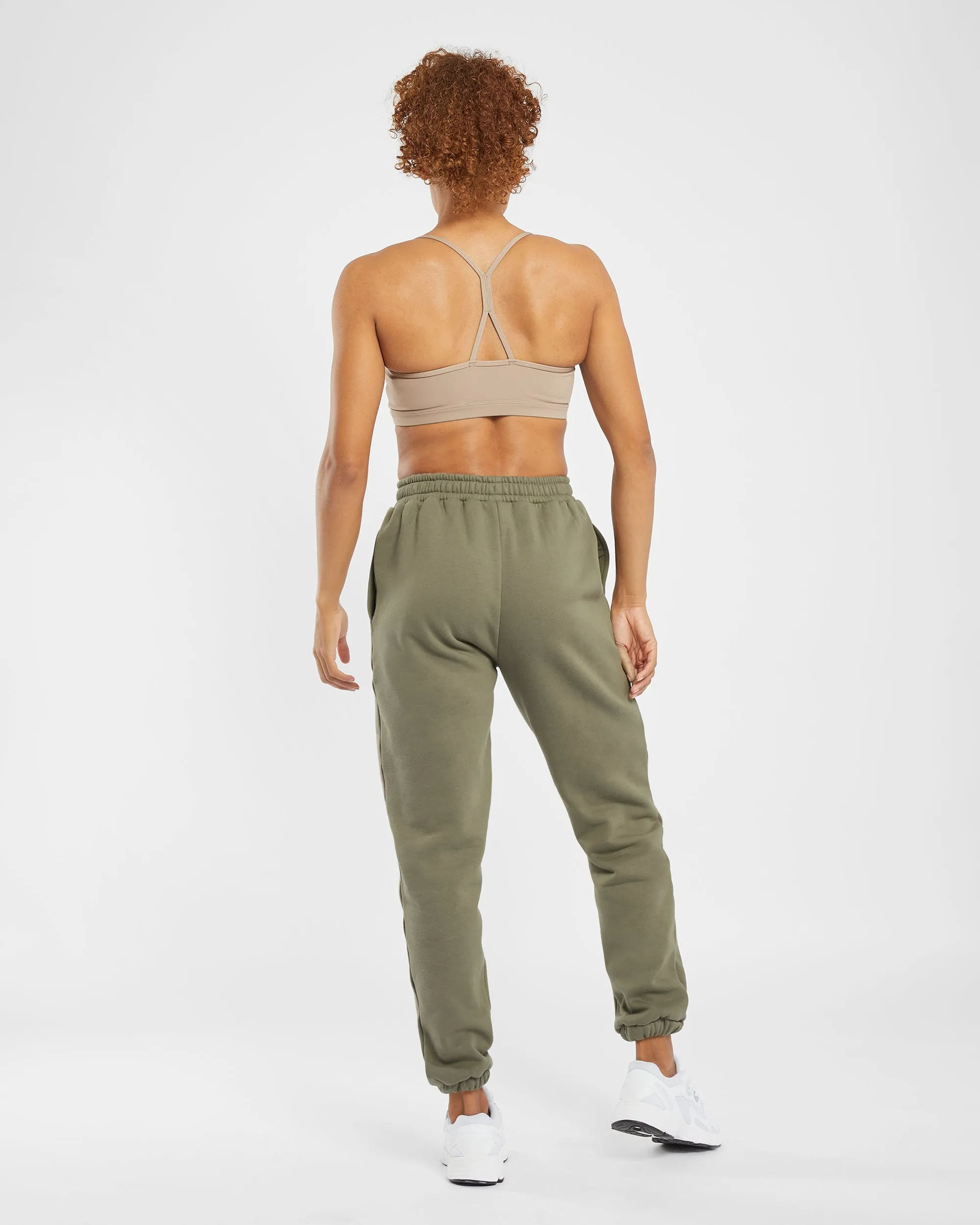 Premium Oversized Joggers - Dusky Olive