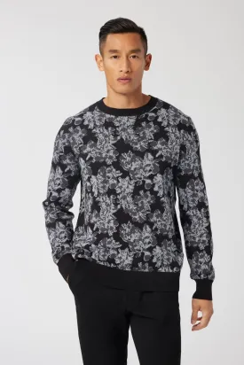 Printed Jacquard Sweater | Organic Cotton