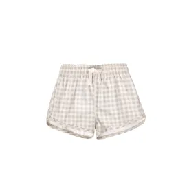 Quincy Mae - Boys Swim Shorts - Silver Gingham