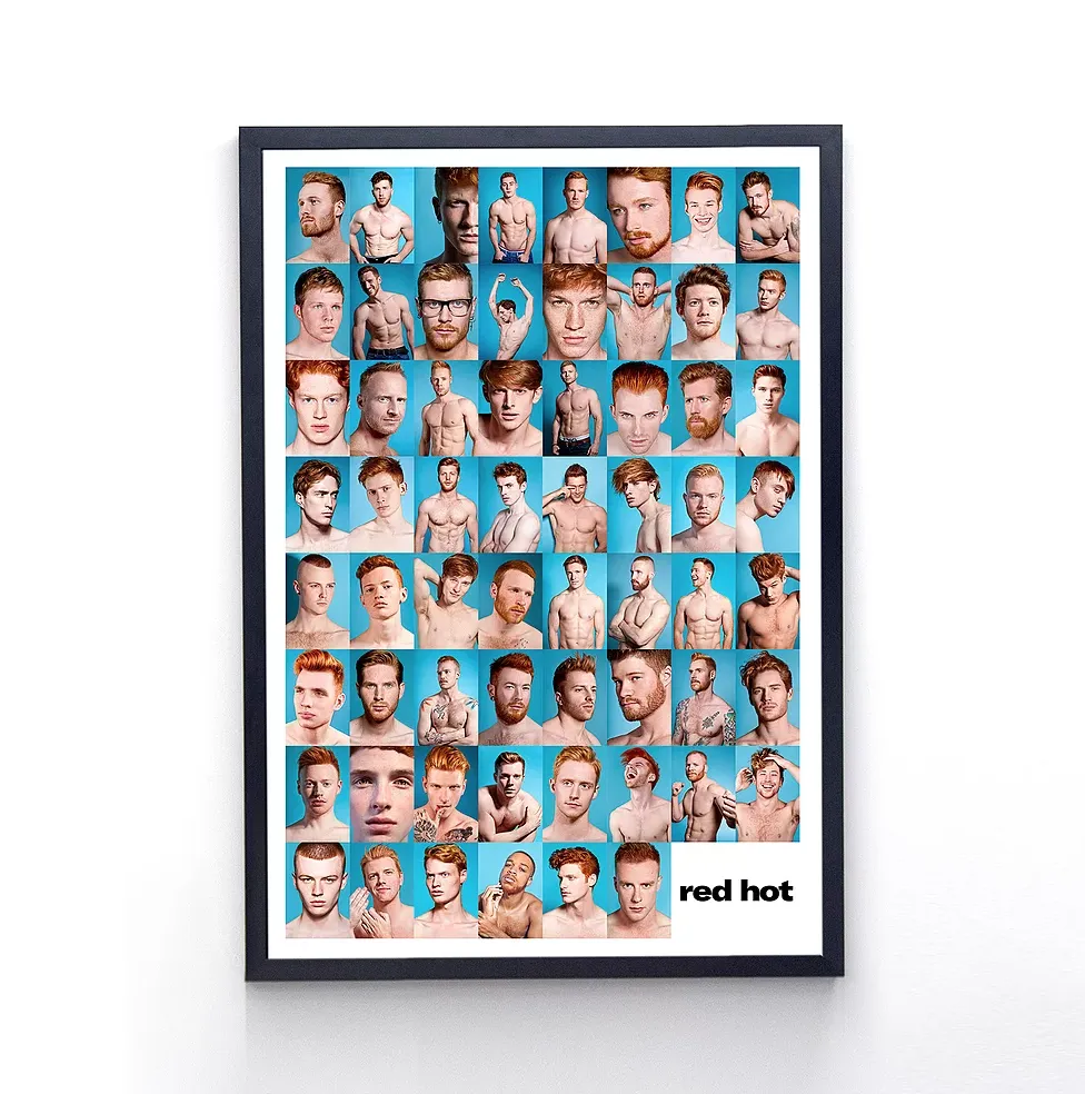 Red Hot 100 Exhibition Poster