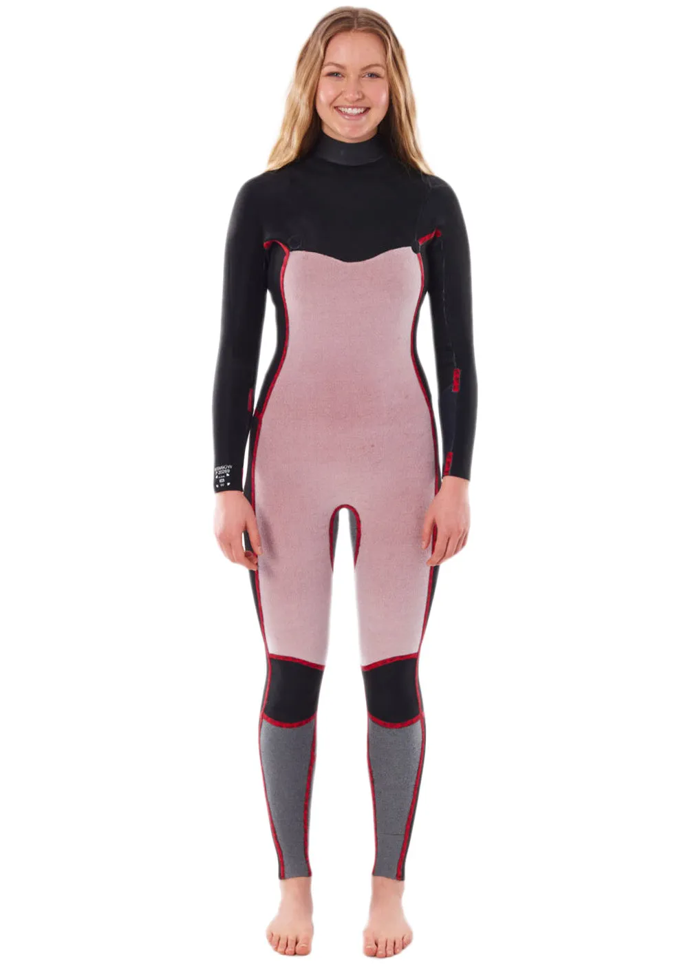 Rip Curl Womens Dawn Patrol 4/3mm Chest Zip Steamer Wetsuit