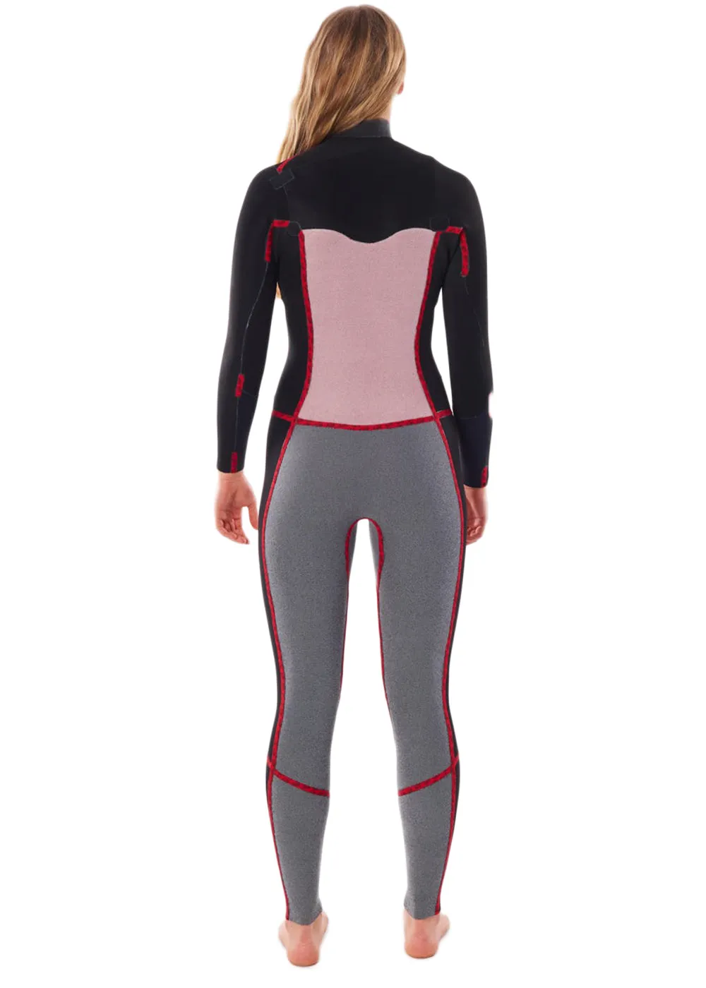 Rip Curl Womens Dawn Patrol 4/3mm Chest Zip Steamer Wetsuit