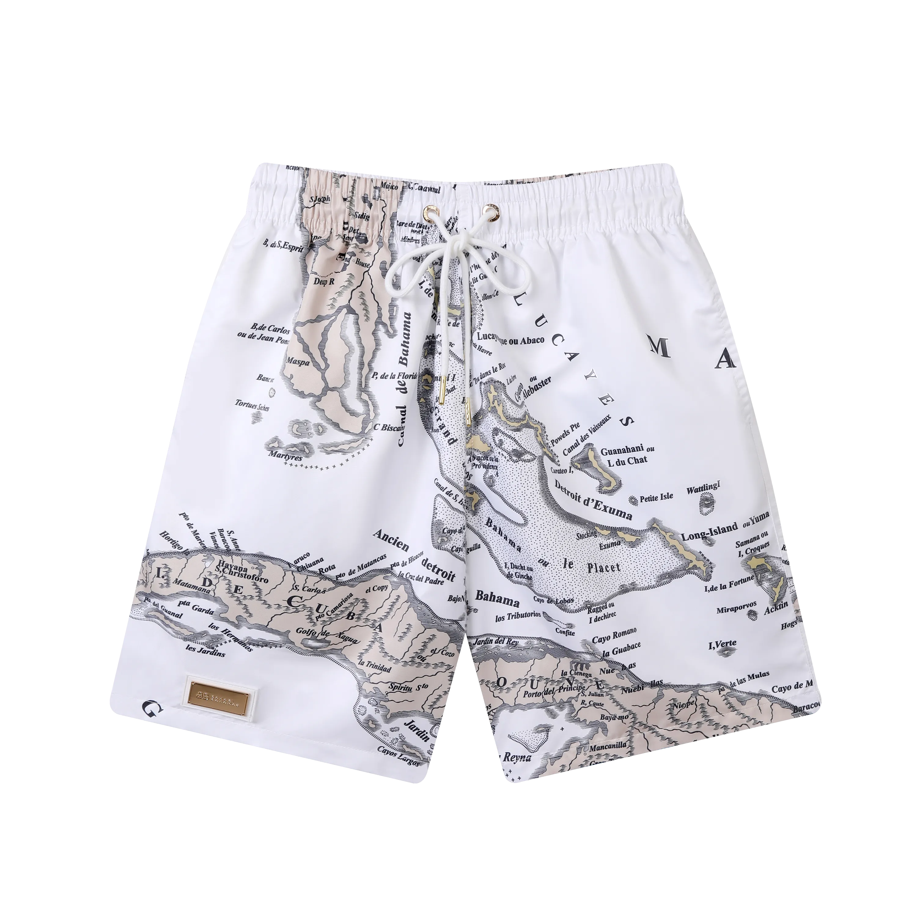 THE CARTE LUCAYOS SHORTS- WHITE