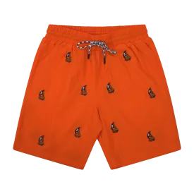 THE CLASSIC SWIM SHORTS-TANGERINE