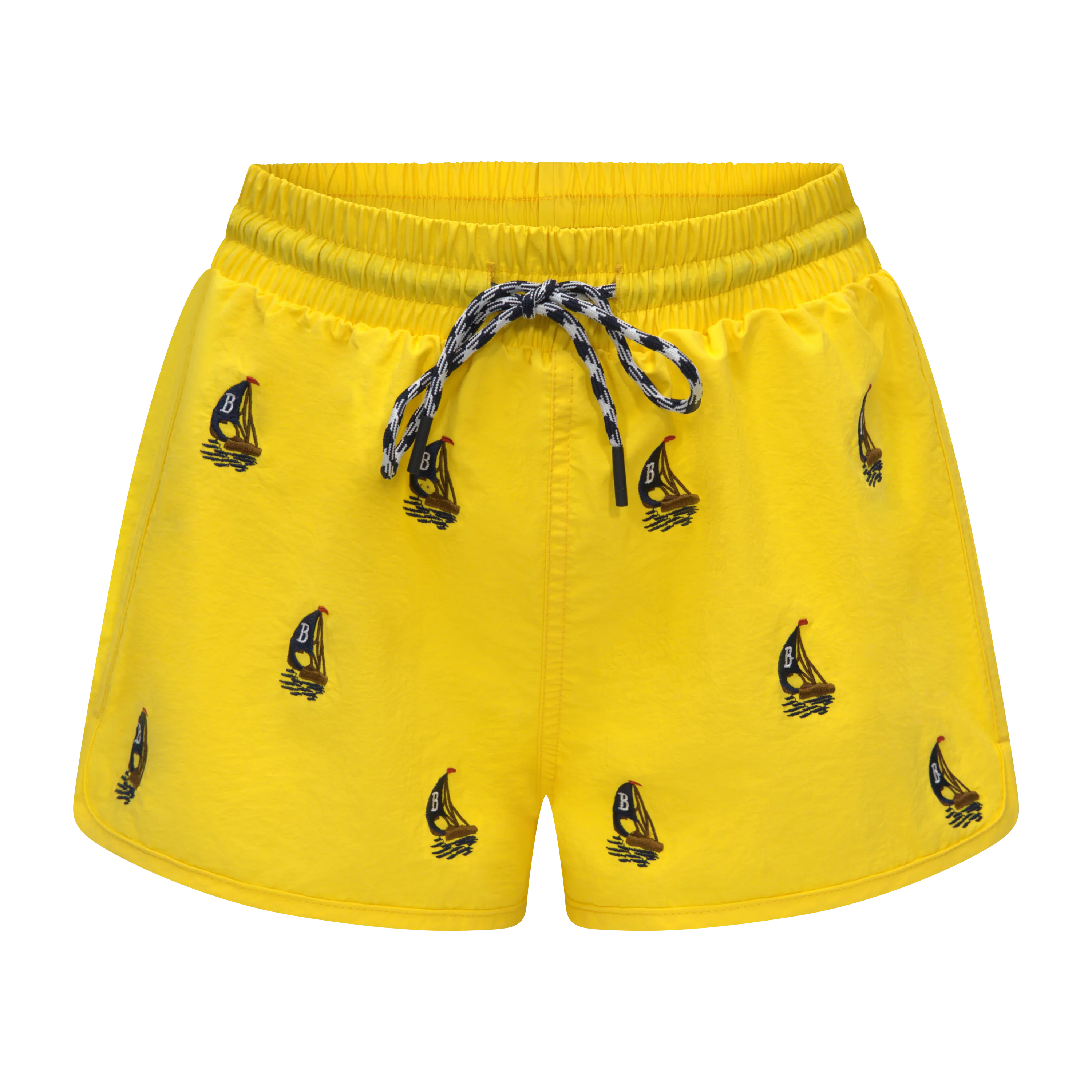 THE WOMEN'S CLASSIC SWIM SHORTS-YELLOW