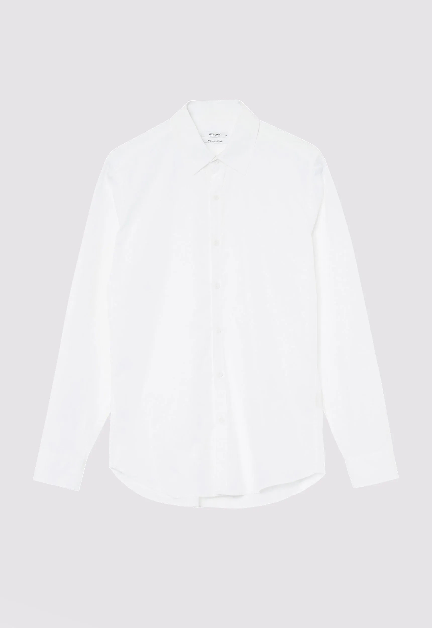 White Cotton Shirt - White