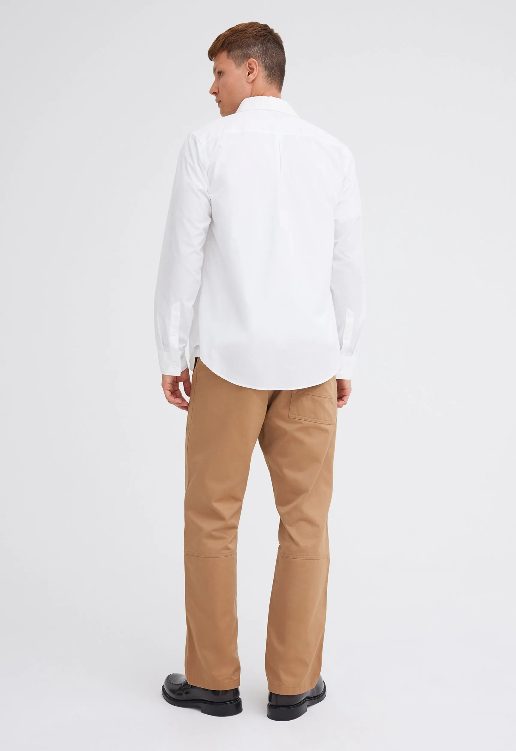 White Cotton Shirt - White