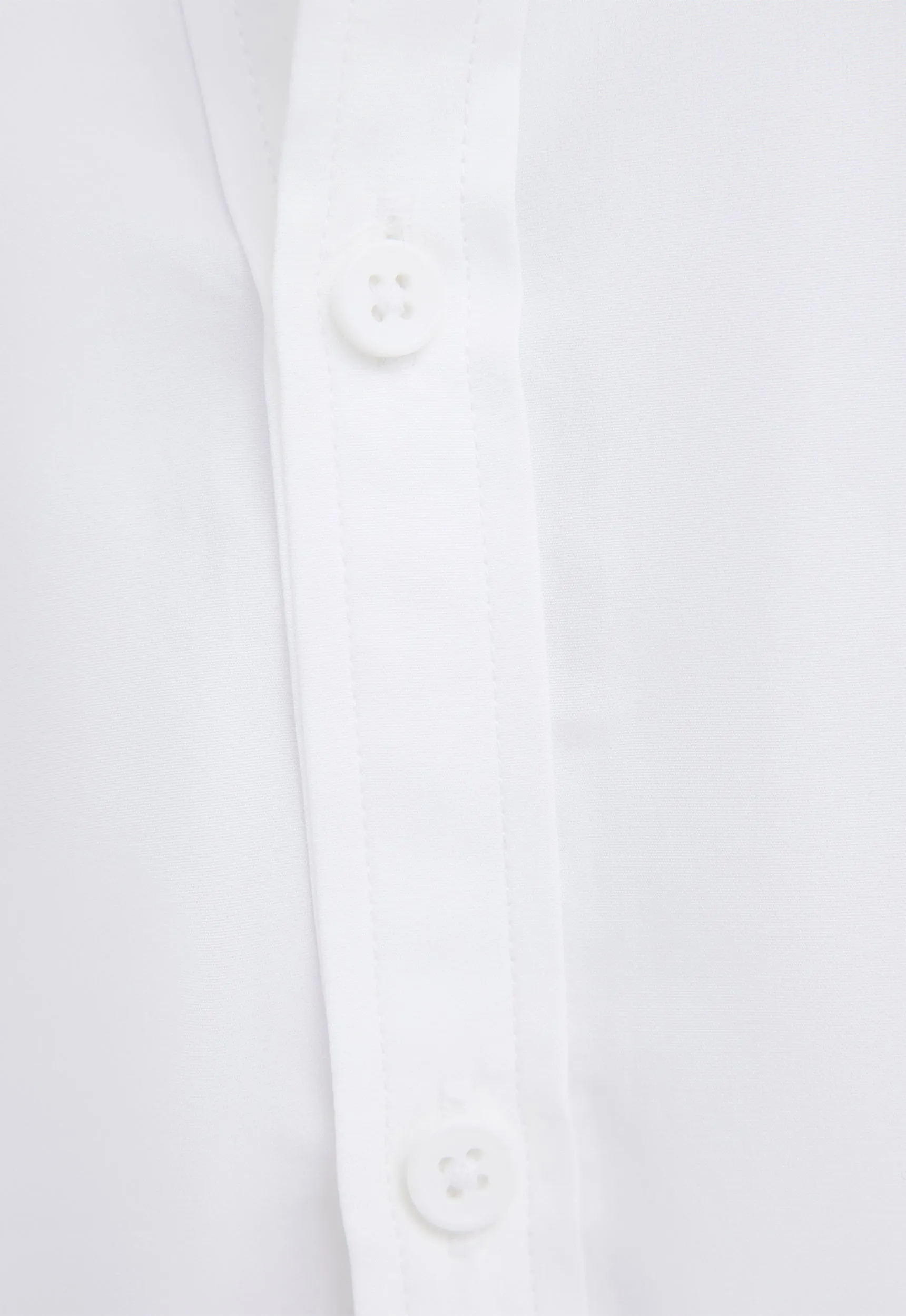 White Cotton Shirt - White