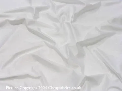 White Lycra - 0.77 Metre Remnant