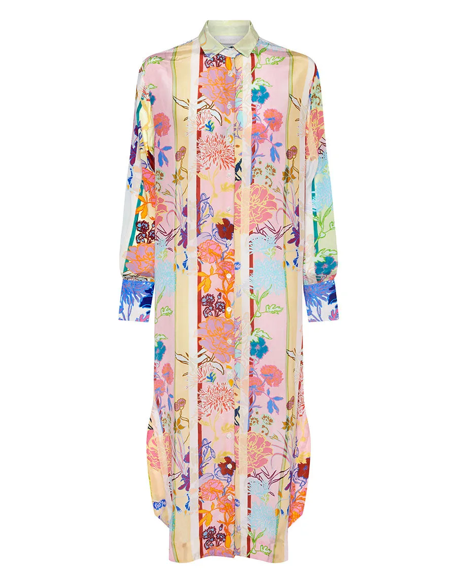 Whitley Crepe Midi Dress - Jardin Mix - SALE