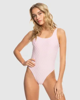 Womens Happy Terry One Piece One Piece Swim